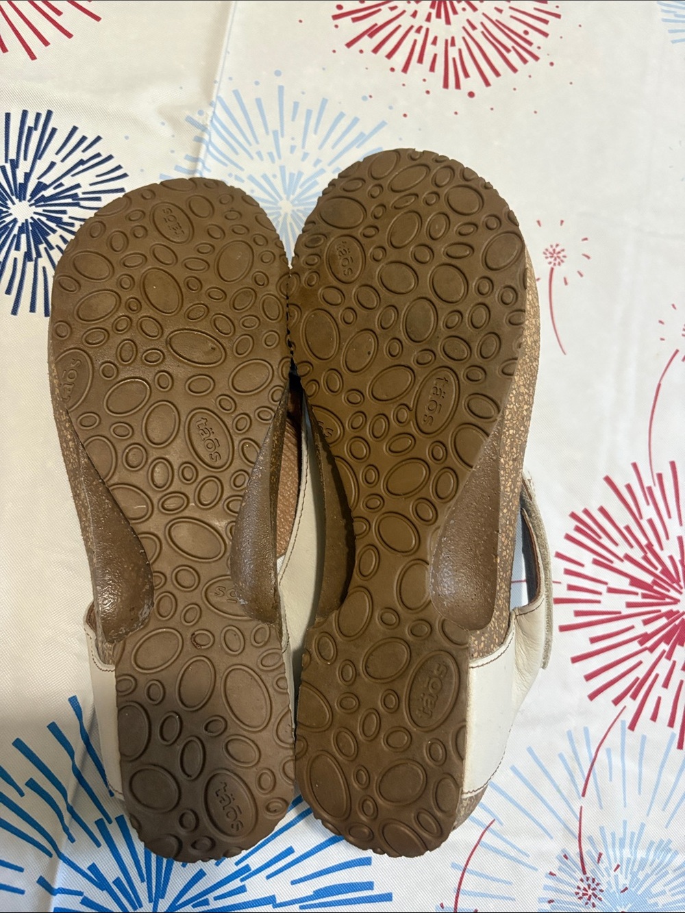TAOS. LOOP SANDALS OFF WHITE - Picture 6 of 11